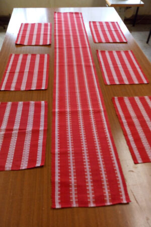 Red & White Striped Place Mats